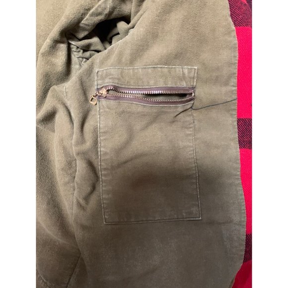 Carters Red & Black Buffalo Plaid Vintage Hunting Jacket M** - Picture 9 of 10